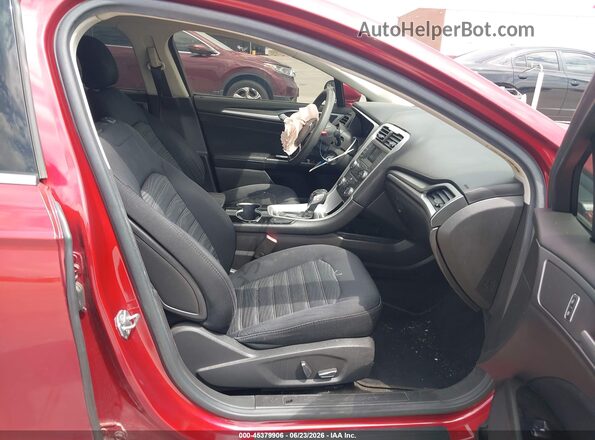3FA6P0H76GR320382 2016 FORD FUSION Burgundy Widok wnętrza z przodu