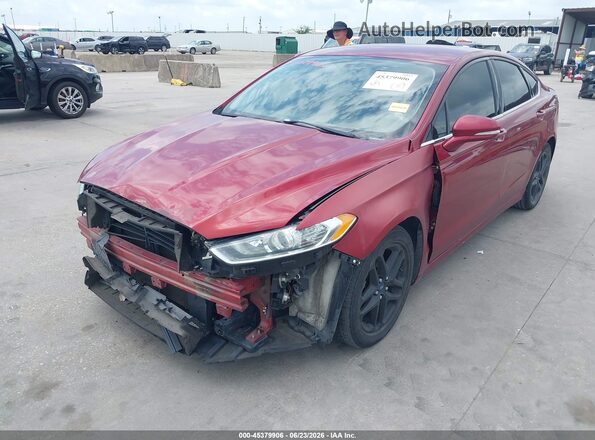 3FA6P0H76GR320382 2016 FORD FUSION Burgundy Przód lewy