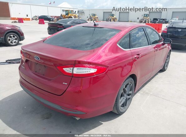 3FA6P0H76GR320382 2016 FORD FUSION Burgundy Tył prawy