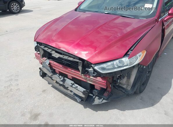 3FA6P0H76GR320382 2016 FORD FUSION Burgundy Widok z przodu