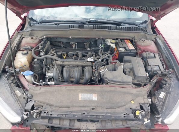 3FA6P0H76GR320382 2016 FORD FUSION Burgundy Widok z tyłu