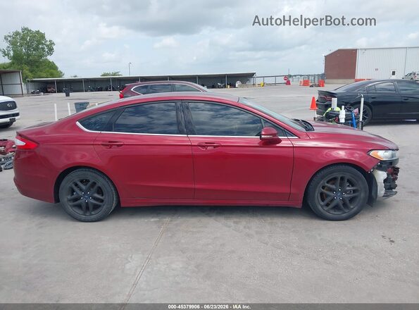 3FA6P0H76GR320382 2016 FORD FUSION Burgundy Widok wnętrza 360 stopni