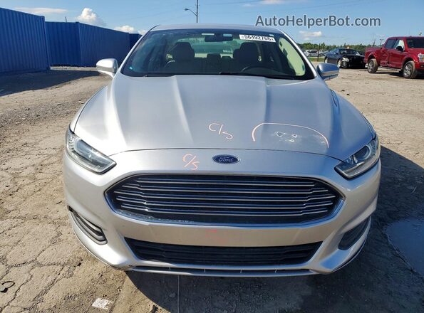 3FA6P0H76GR334041 2016 FORD FUSION Silver Դիմացի տեսք
