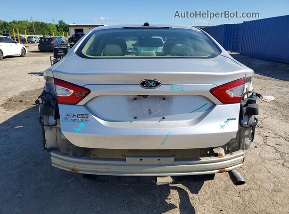 3FA6P0H76GR334041 2016 FORD FUSION Silver Հետևի տեսք