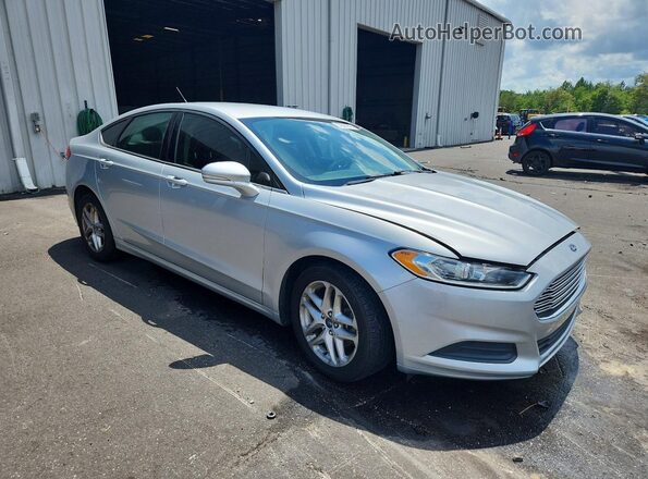 3FA6P0H76GR389976 2016 FORD FUSION Серебряный Передняя правая четверть
