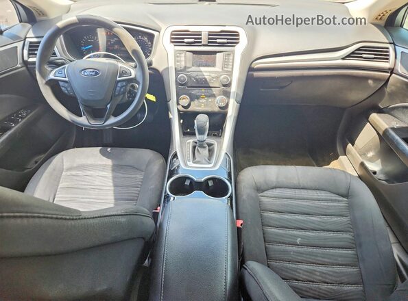 3FA6P0H76GR389976 2016 FORD FUSION Серебряный Вид панели приборов