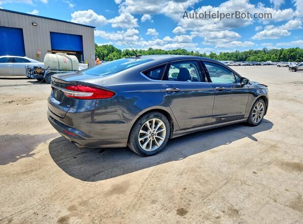 3FA6P0H76HR200048 2017 FORD FUSION Серый Задняя правая четверть