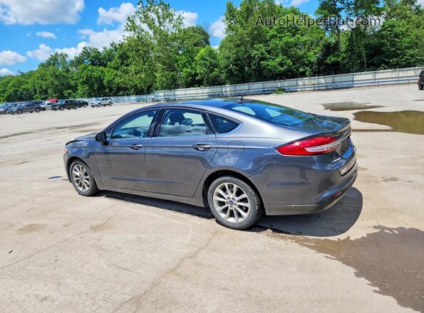 3FA6P0H76HR200048 2017 FORD FUSION Серый Задняя левая четверть