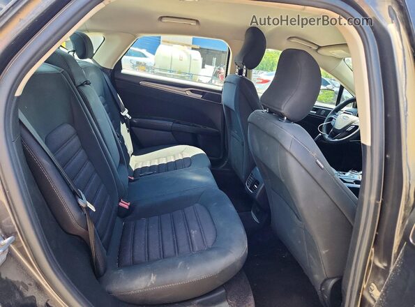 3FA6P0H76HR200048 2017 FORD FUSION Серый Вид задних сидений