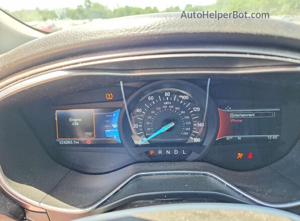 3FA6P0H76HR200048 2017 FORD FUSION Серый Вид щитка приборов