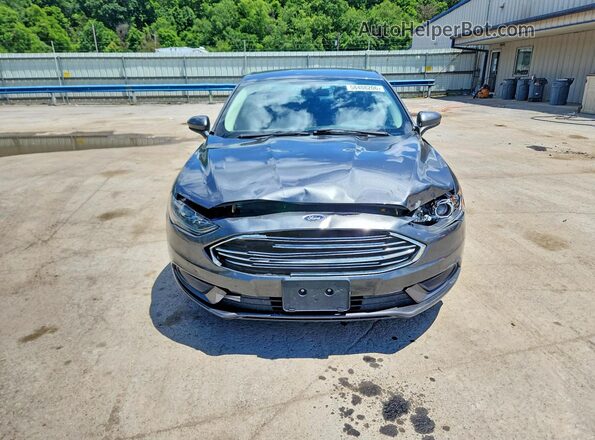 3FA6P0H76HR200048 2017 FORD FUSION Серый Вид спереди
