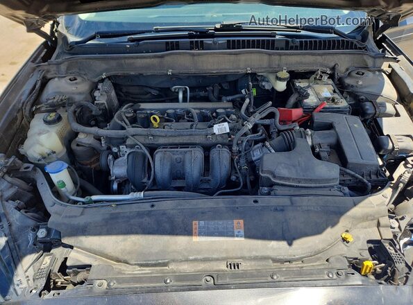 3FA6P0H76HR200048 2017 FORD FUSION Серый Вид задней части салона