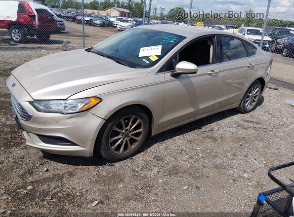 3FA6P0H76HR372533 2017 FORD FUSION Коричневый Передняя левая четверть