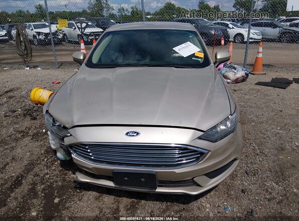 3FA6P0H76HR372533 2017 FORD FUSION Коричневый Вид задней части салона