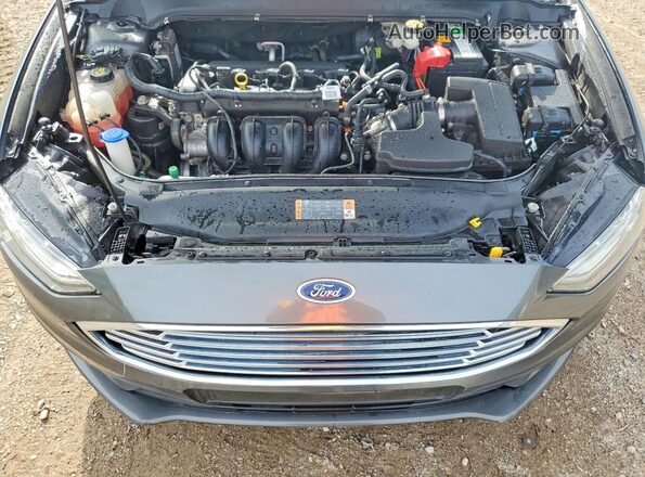 3FA6P0H76HR396220 2017 FORD FUSION Серый Вид задней части салона