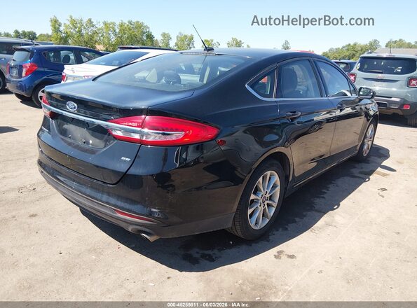 3FA6P0H76HR402968 2017 FORD FUSION Black უკანა მარჯვენა