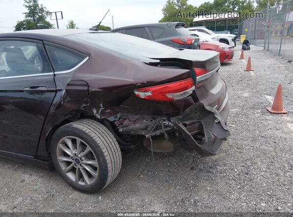 3FA6P0H76HR415316 2017 FORD FUSION Бордовый Вид спереди