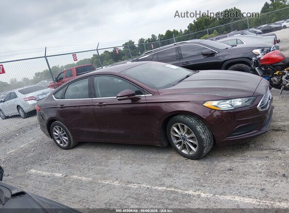 3FA6P0H76HR415316 2017 FORD FUSION Бордовый Панорамный вид салона 360°