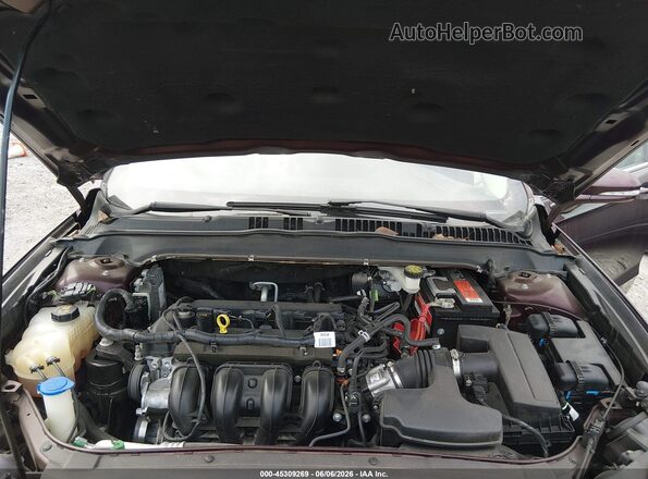 3FA6P0H76HR415316 2017 FORD FUSION Бордовый Вид сзади