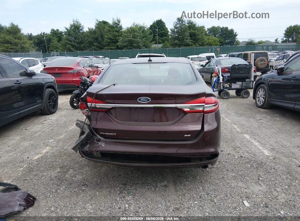 3FA6P0H76HR415316 2017 FORD FUSION Бордовый 