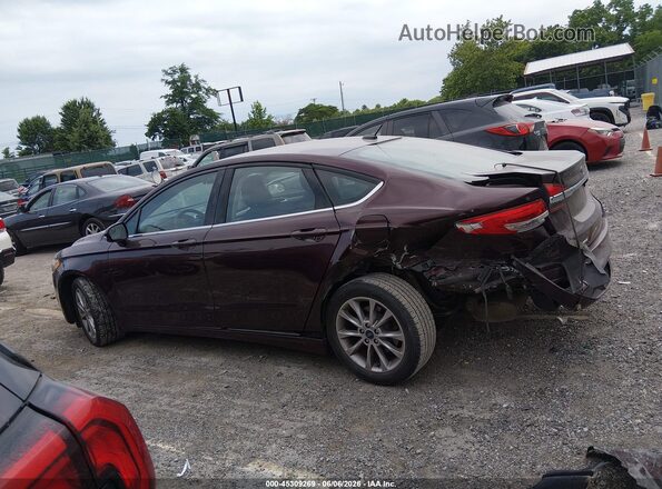 3FA6P0H76HR415316 2017 FORD FUSION Бордовый 