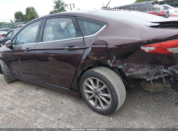 3FA6P0H76HR415316 2017 FORD FUSION Бордовый 