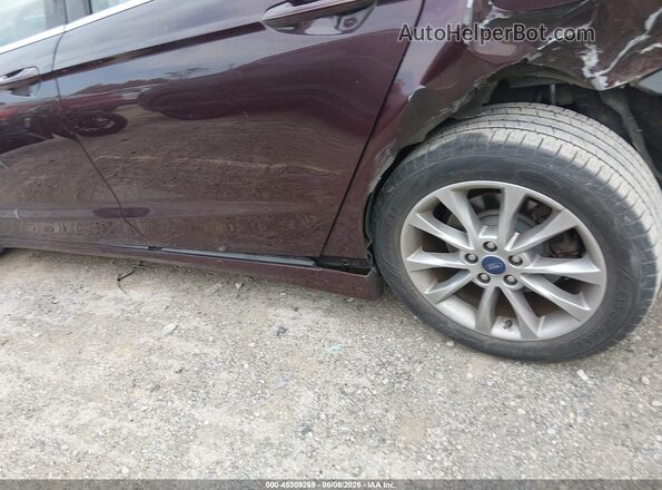 3FA6P0H76HR415316 2017 FORD FUSION Бордовый 
