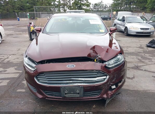 3FA6P0H77GR310265 2016 FORD FUSION Бордовый Вид щитка приборов