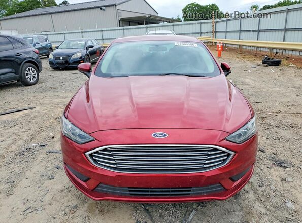 3FA6P0H77HR198357 2017 FORD FUSION Red 