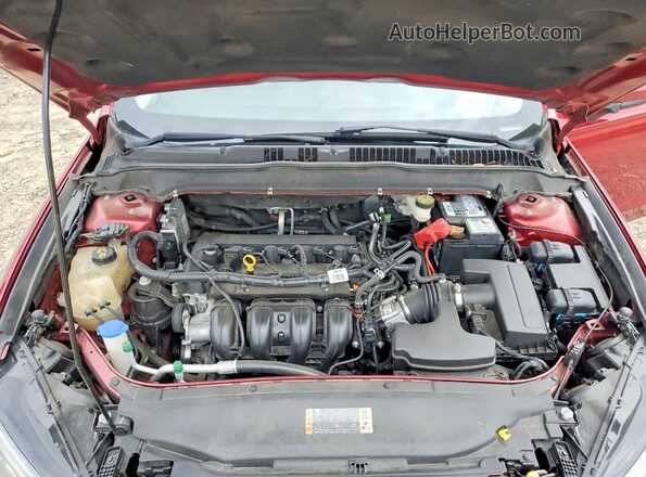 3FA6P0H77HR198357 2017 FORD FUSION Red 
