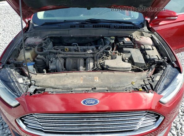 3FA6P0H78GR122676 2016 FORD FUSION Red 