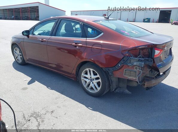 3FA6P0H78GR143754 2016 FORD FUSION Red Tył lewy