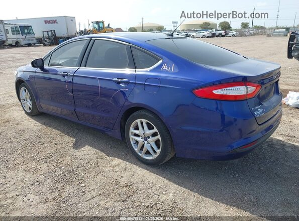 3FA6P0H78GR393544 2016 FORD FUSION Blue Задня ліва чверть