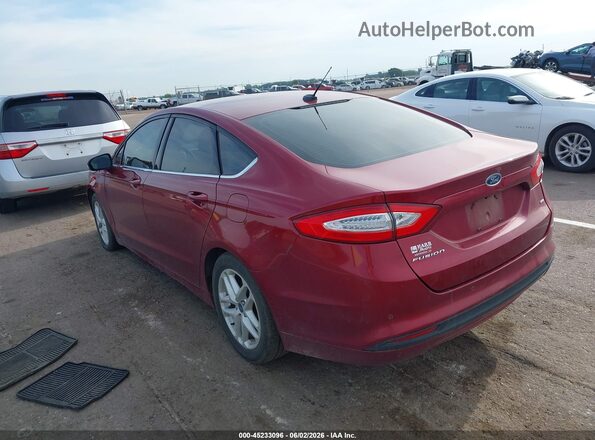 3FA6P0H79GR133816 2016 FORD FUSION Red Հետևի ձախ