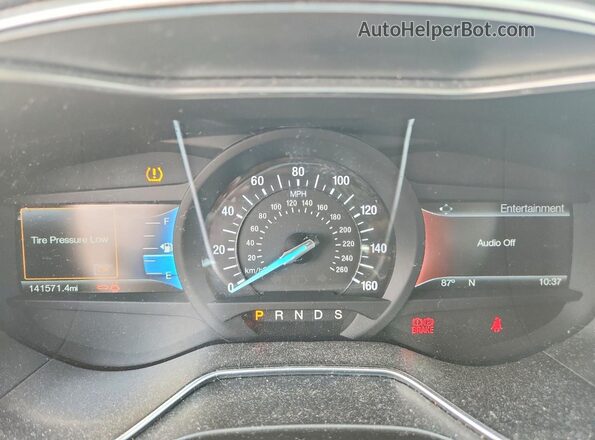 3FA6P0H79GR239084 2016 FORD FUSION Black Instrument cluster view