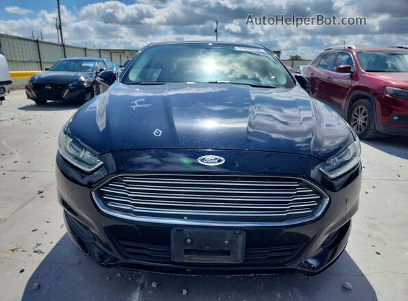 3FA6P0H79GR239084 2016 FORD FUSION Black Front view