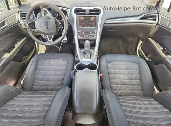 3FA6P0H79GR239084 2016 FORD FUSION Black Dashboard view