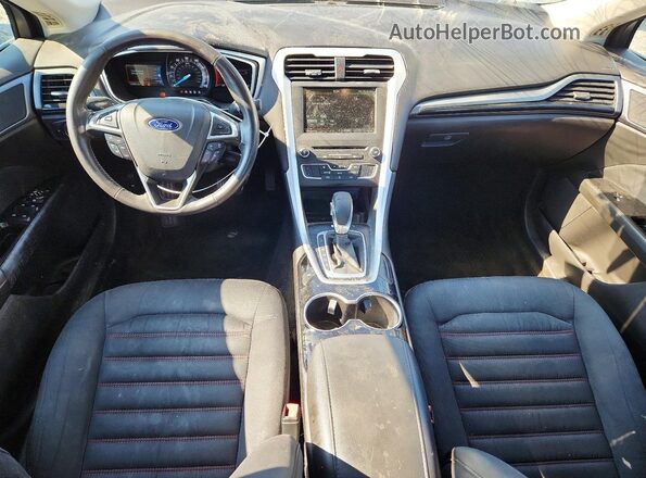3FA6P0H79GR272912 2016 FORD FUSION Черный Вид панели приборов
