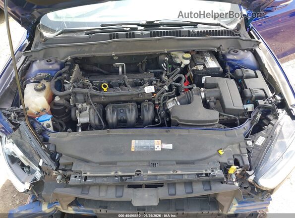 3FA6P0H79GR289032 2016 FORD FUSION Blue Вид ззаду