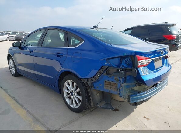3FA6P0H79HR104852 2017 FORD FUSION Blue Trasero izquierdo