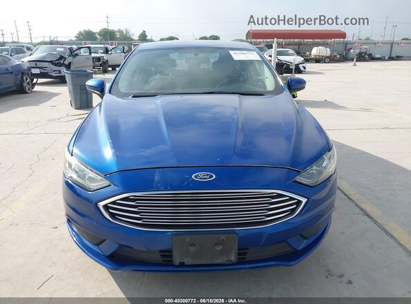 3FA6P0H79HR104852 2017 FORD FUSION Blue Vista del cuadro de instrumentos
