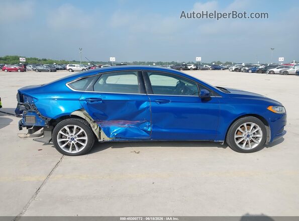 3FA6P0H79HR104852 2017 FORD FUSION Blue Vista interior trasera
