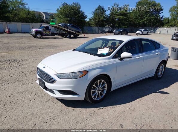 3FA6P0H79HR196190 2017 FORD FUSION White Vista tres cuartos delantera izquierda