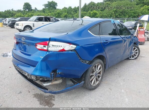 3FA6P0H79HR203882 2017 FORD FUSION Синий Задняя правая четверть