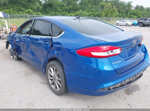 3FA6P0H79HR203882 2017 FORD FUSION Синий Задняя левая четверть