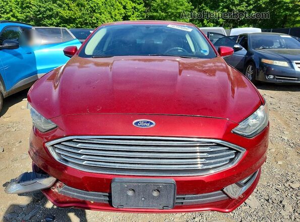 3FA6P0H79HR212727 2017 FORD FUSION Red 