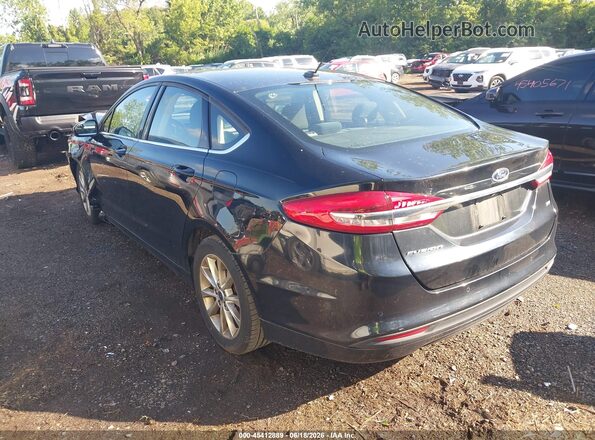 3FA6P0H79HR348131 2017 FORD FUSION Black Rear left