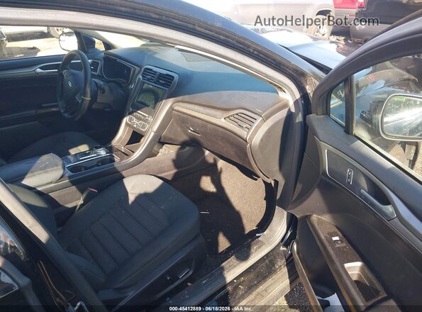 3FA6P0H79HR348131 2017 FORD FUSION Black Front interior view