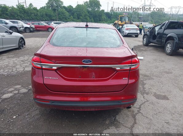 3FA6P0H79HR363129 2017 FORD FUSION Red 