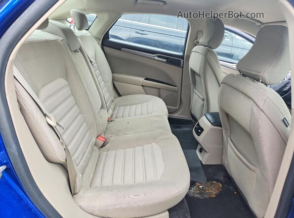 3FA6P0H79JR108258 2018 FORD FUSION Blue Հետևի նստատեղերի տեսք